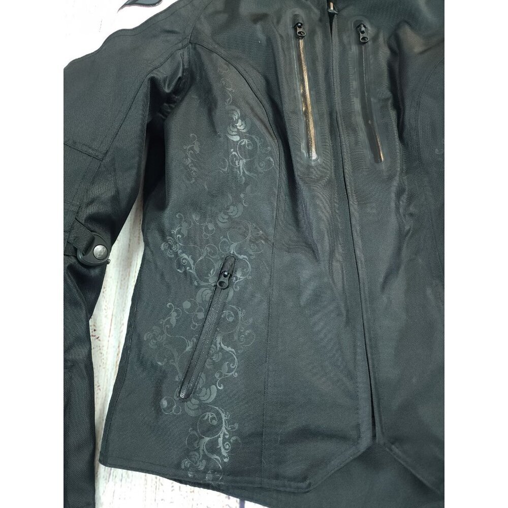 Joe Rocket Women’s Size Medium Armored Motorcycle Jacket Black Pink Atomic 4.0 - Picture 4 of 13